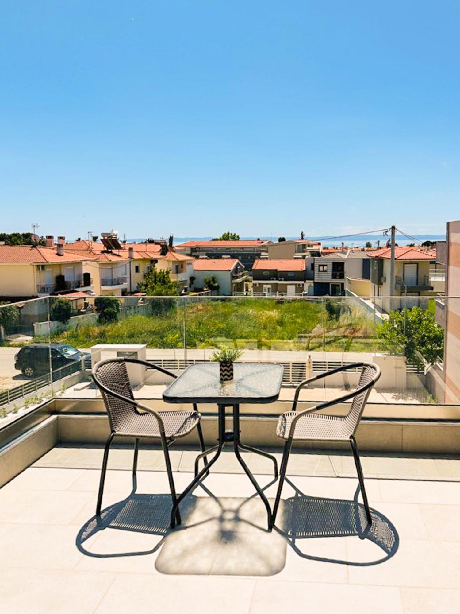 Sithonian Sunset Luxury - Nikiti Cozy Getaways Aparthotel Kültér fotó